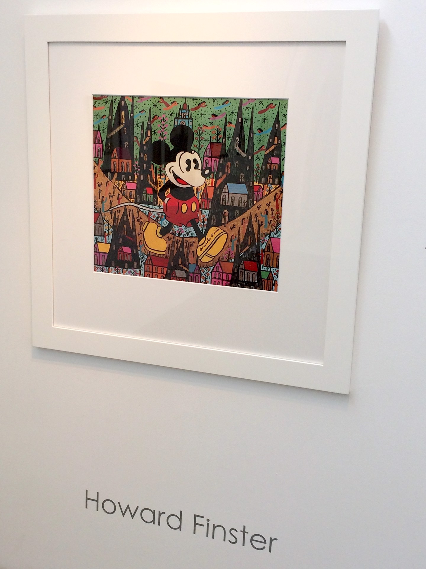 Mickey Mouse by Howard Finster | ArtCloud