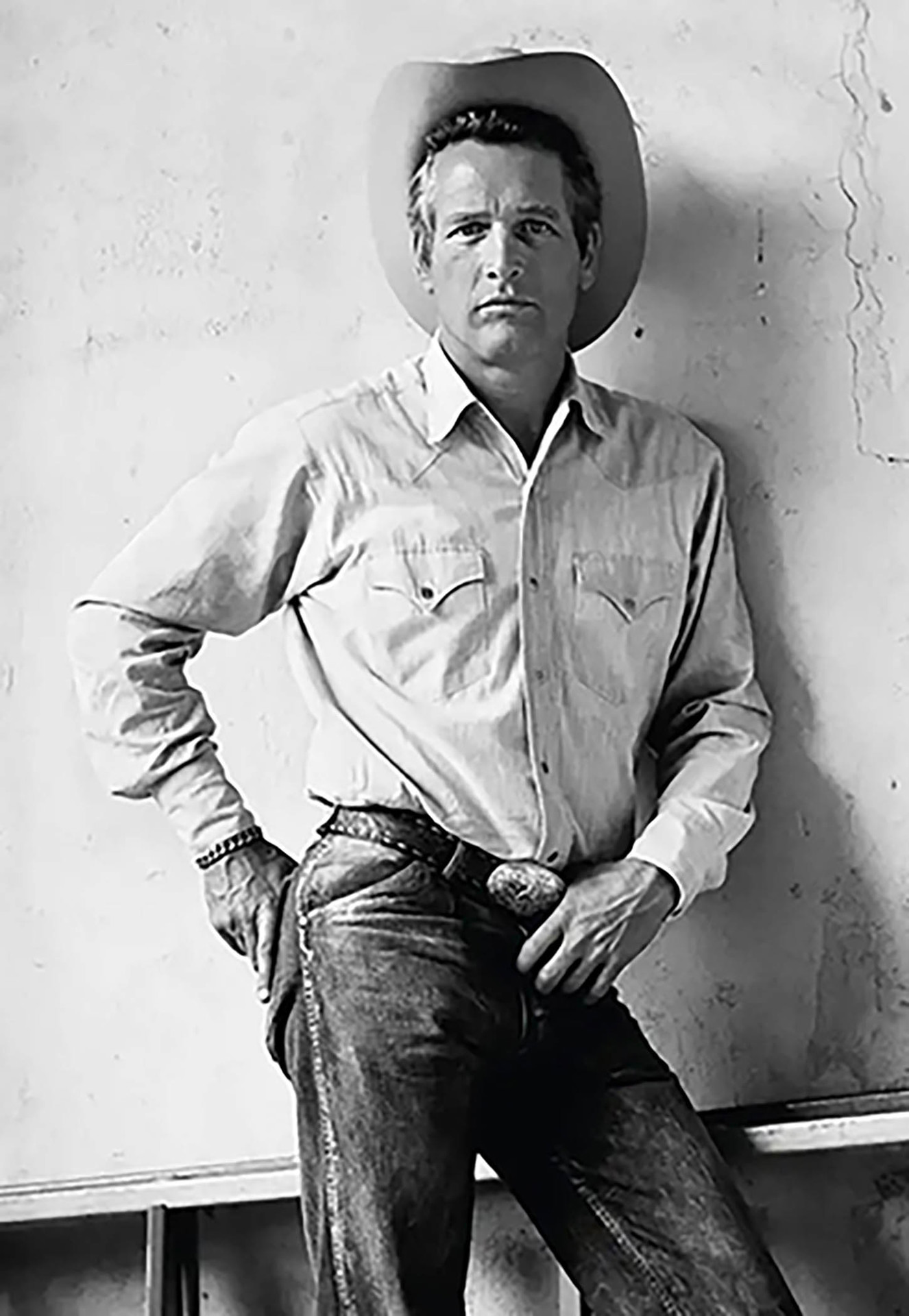 paul newman cowboy hat