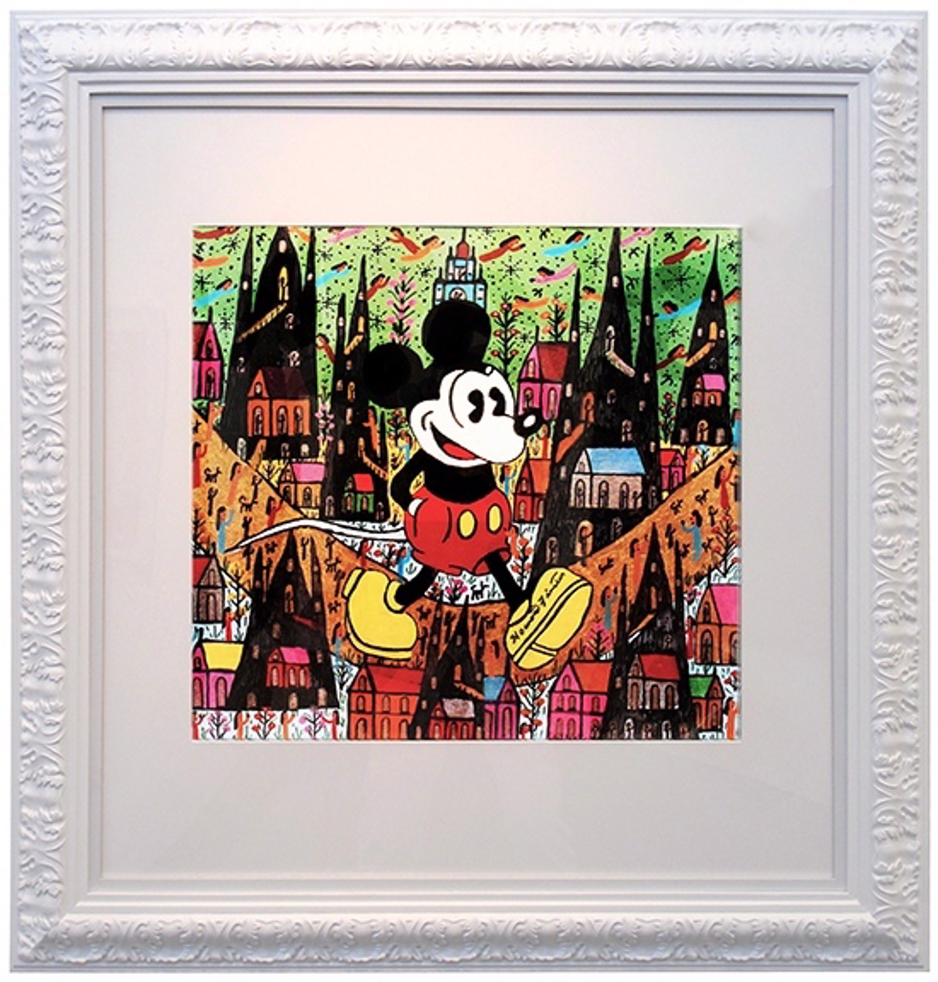 Mickey Mouse by Howard Finster | ArtCloud