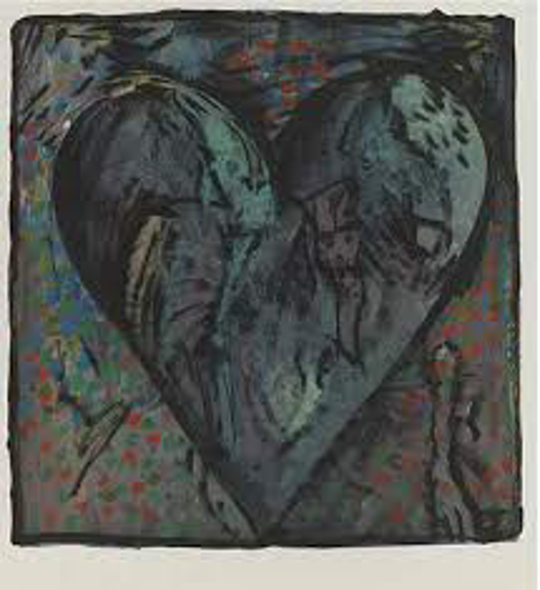 The Hand Colored Viennese Hearts Vi By Jim Dine Artcloud