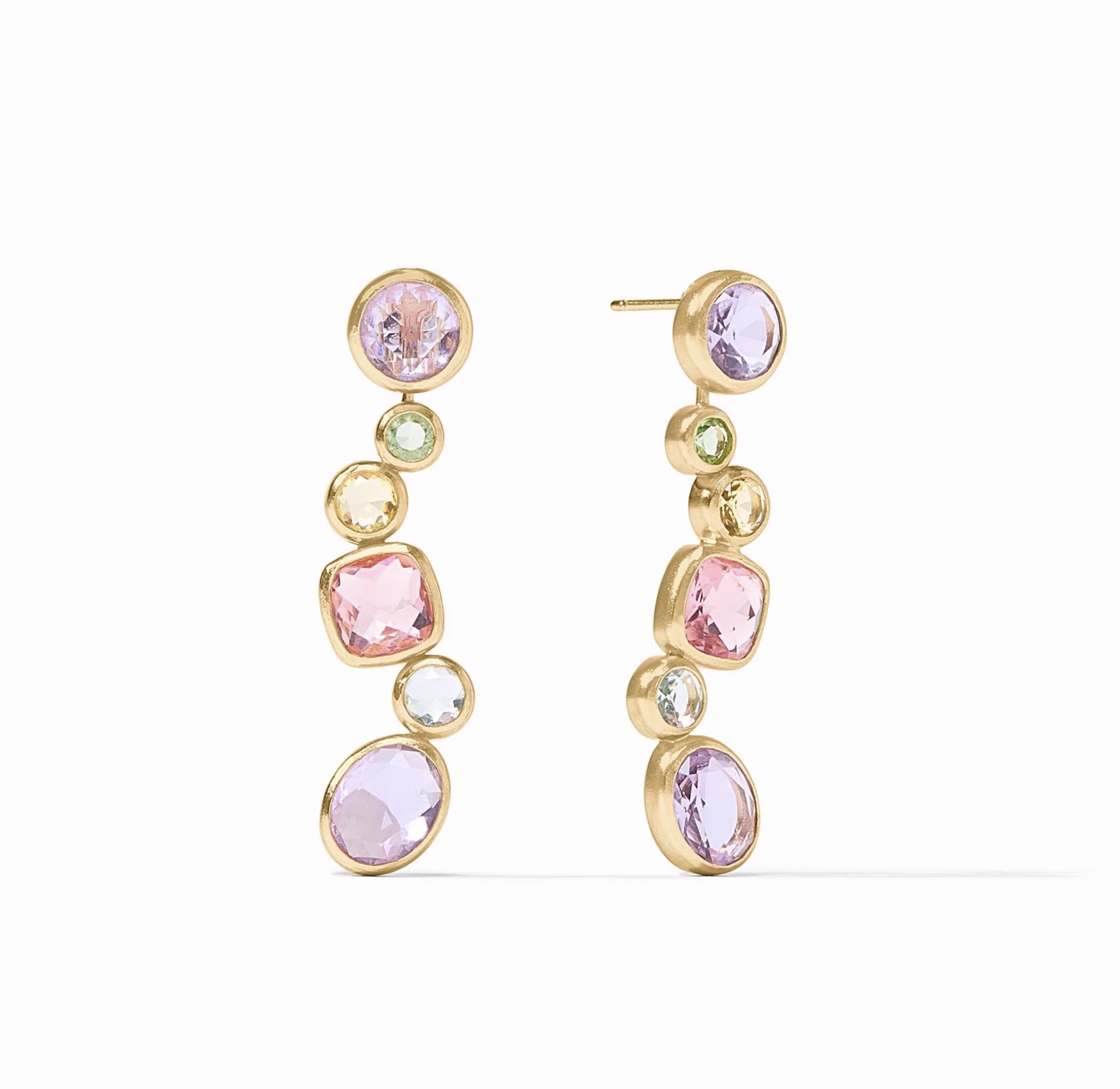 ★送料・関税込★OST★POPTS Modernity Stone Earrings★ Kaleidoscope Earring Jacket, Multi-Stone by Julie Vos | ArtCloud