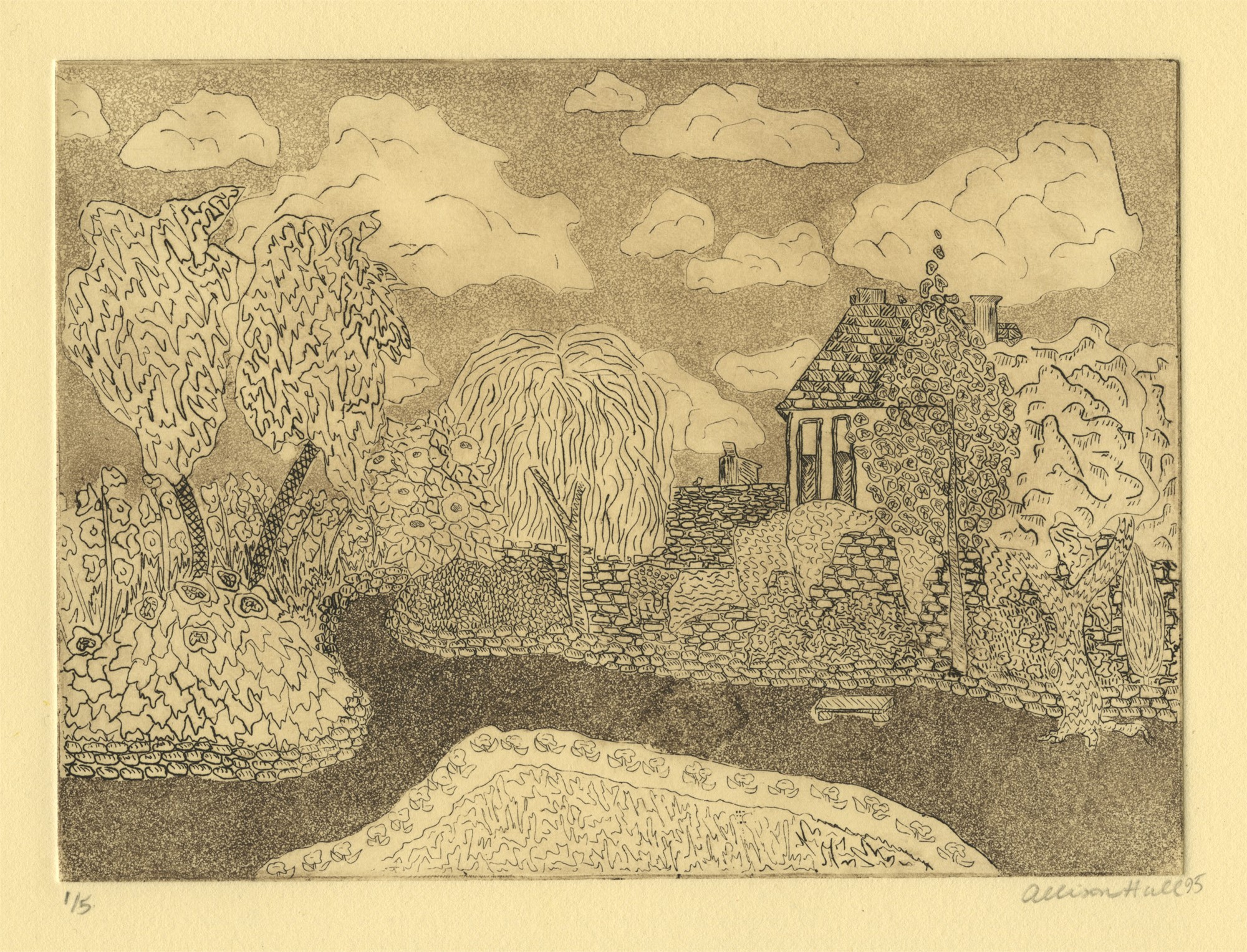 My First Intaglio by Allison Hull Allison Hull Printmaking Studio