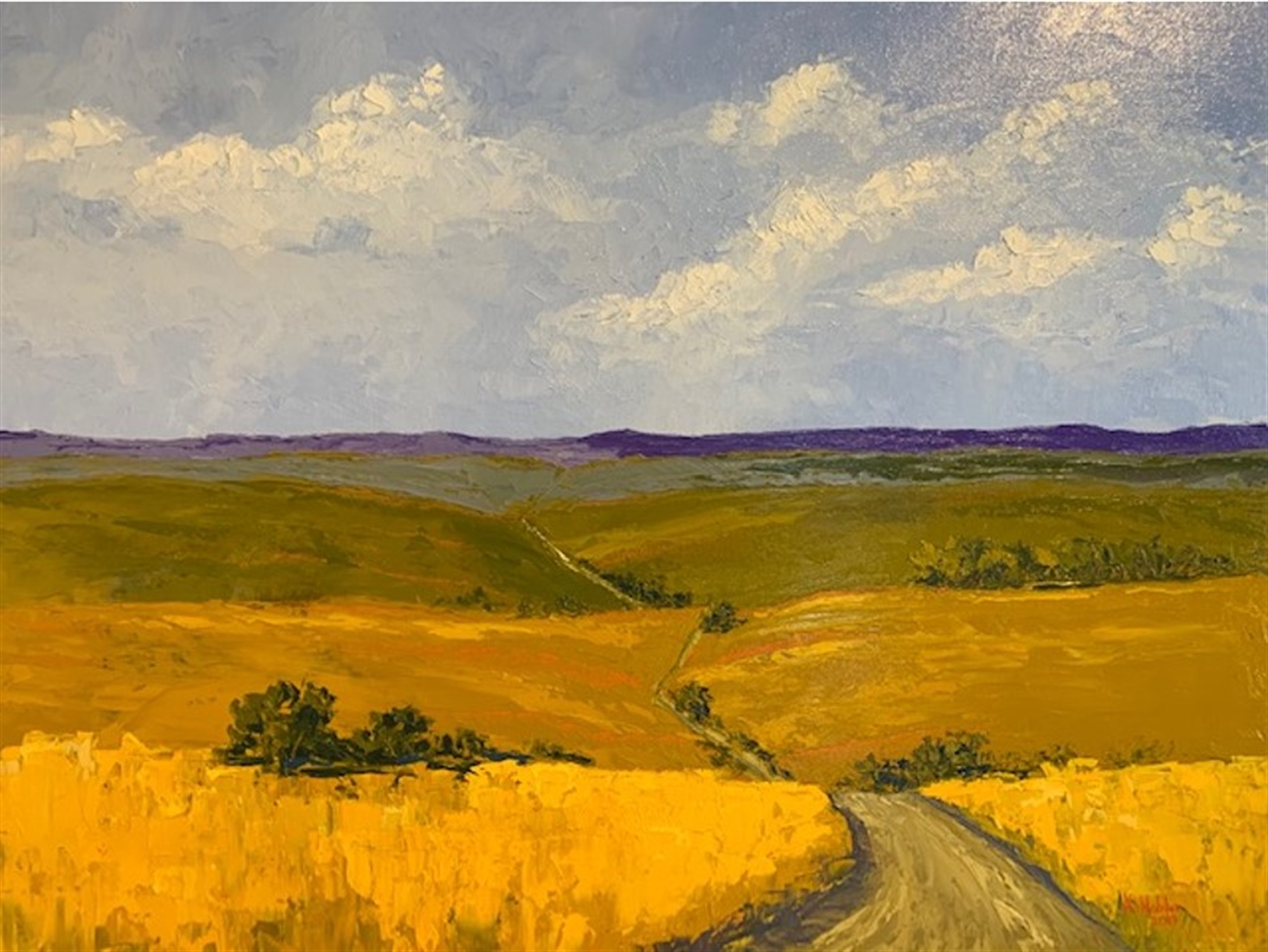 Flint Hills Afternoon by Kevin Hobbs Prairiebrooke Arts