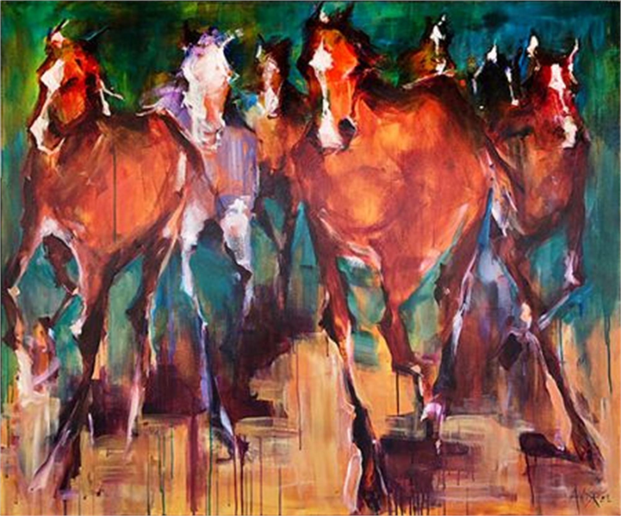 Leader of the Pack by Andrée Hudson | CANYON ROAD CONTEMPORARY ART