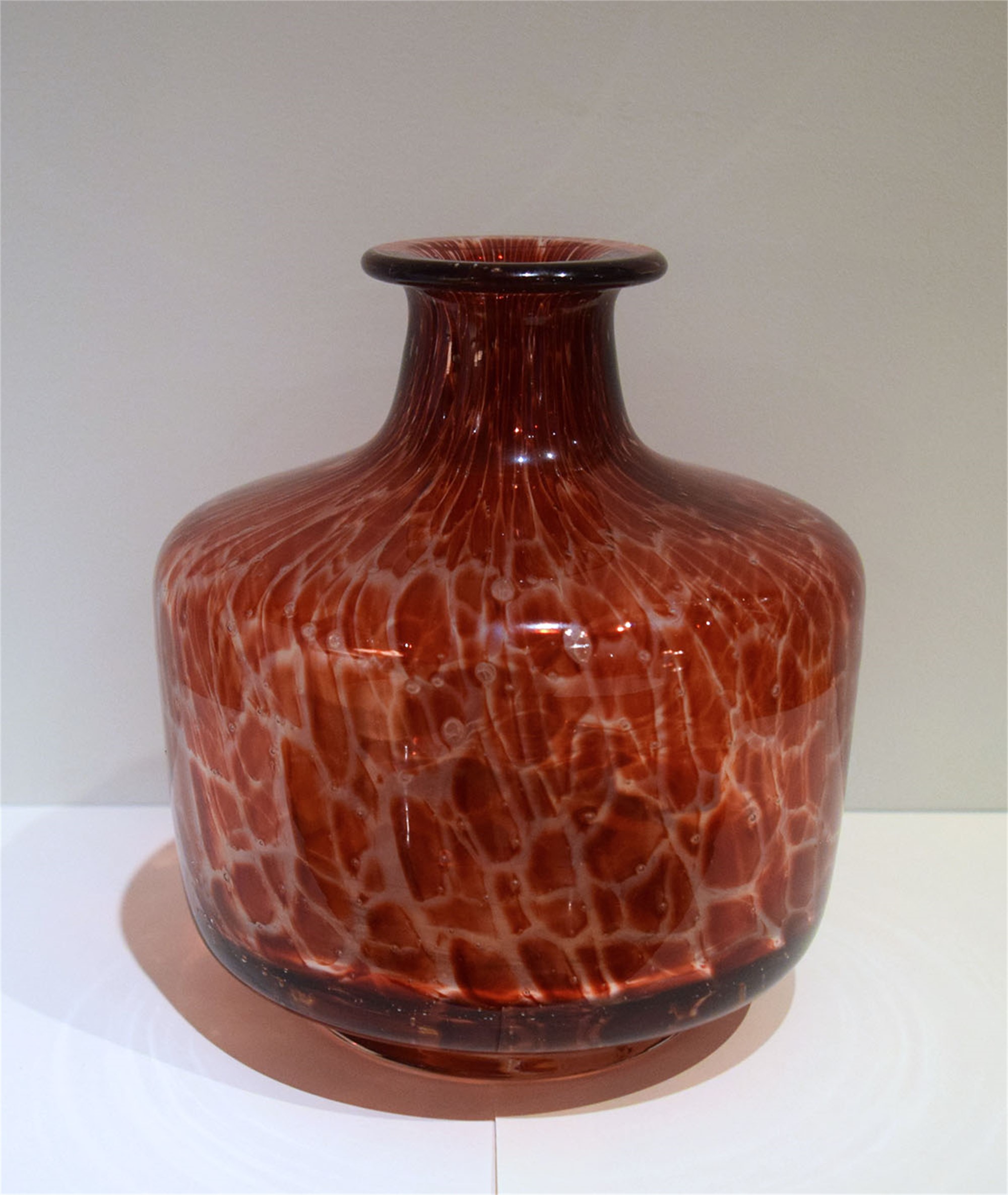 Red Venetian Glass Vase The Chinese Porcelain Company