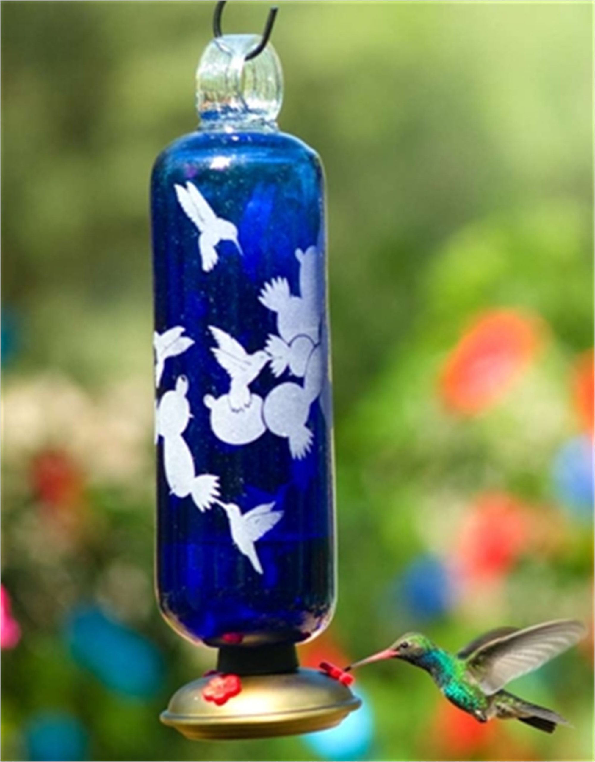 Hummingbird Feeder Filigree Festival Red By Indigo Desert Ranch