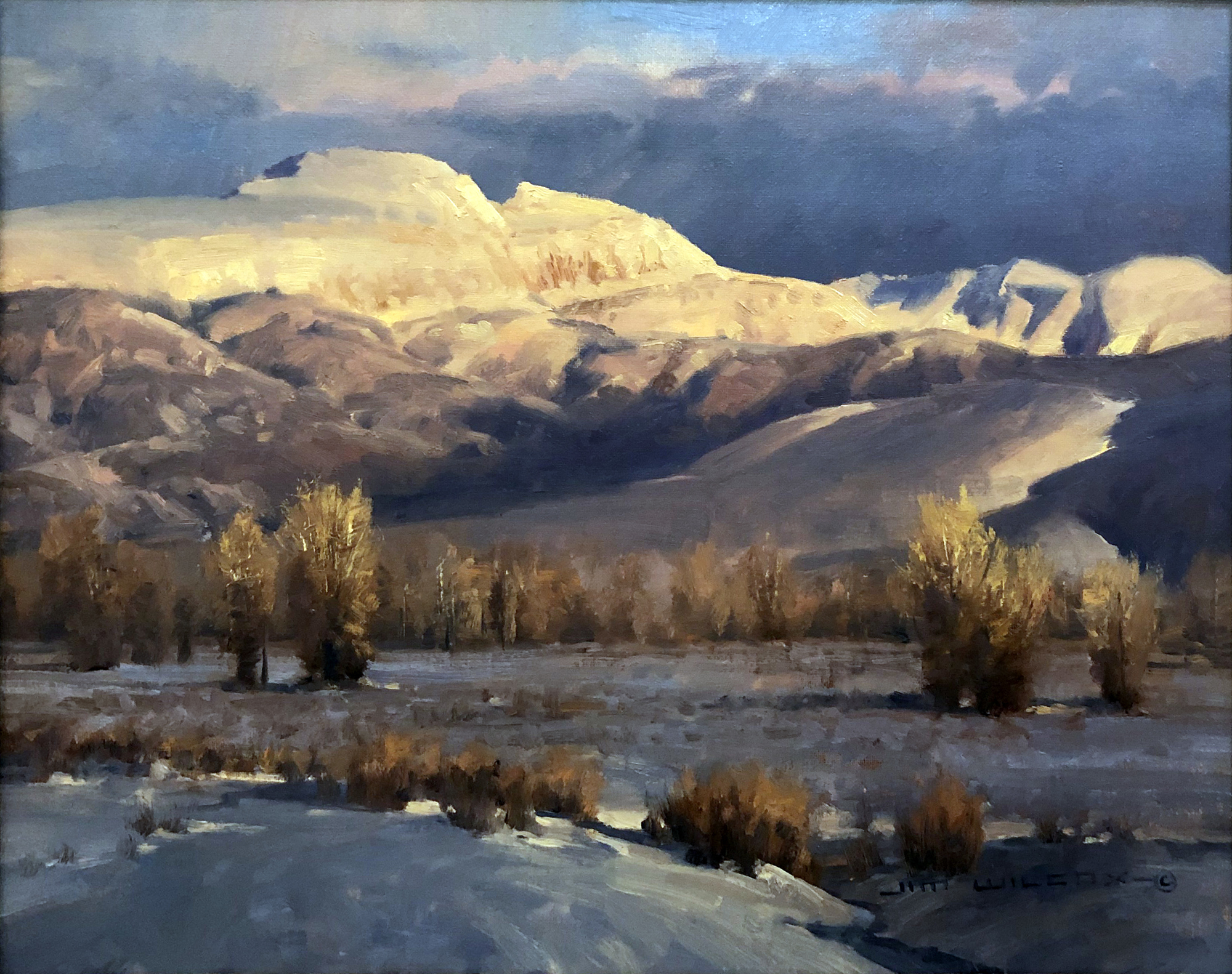 sleeping-indian-winter-by-jim-wilcox-wilcox-gallery