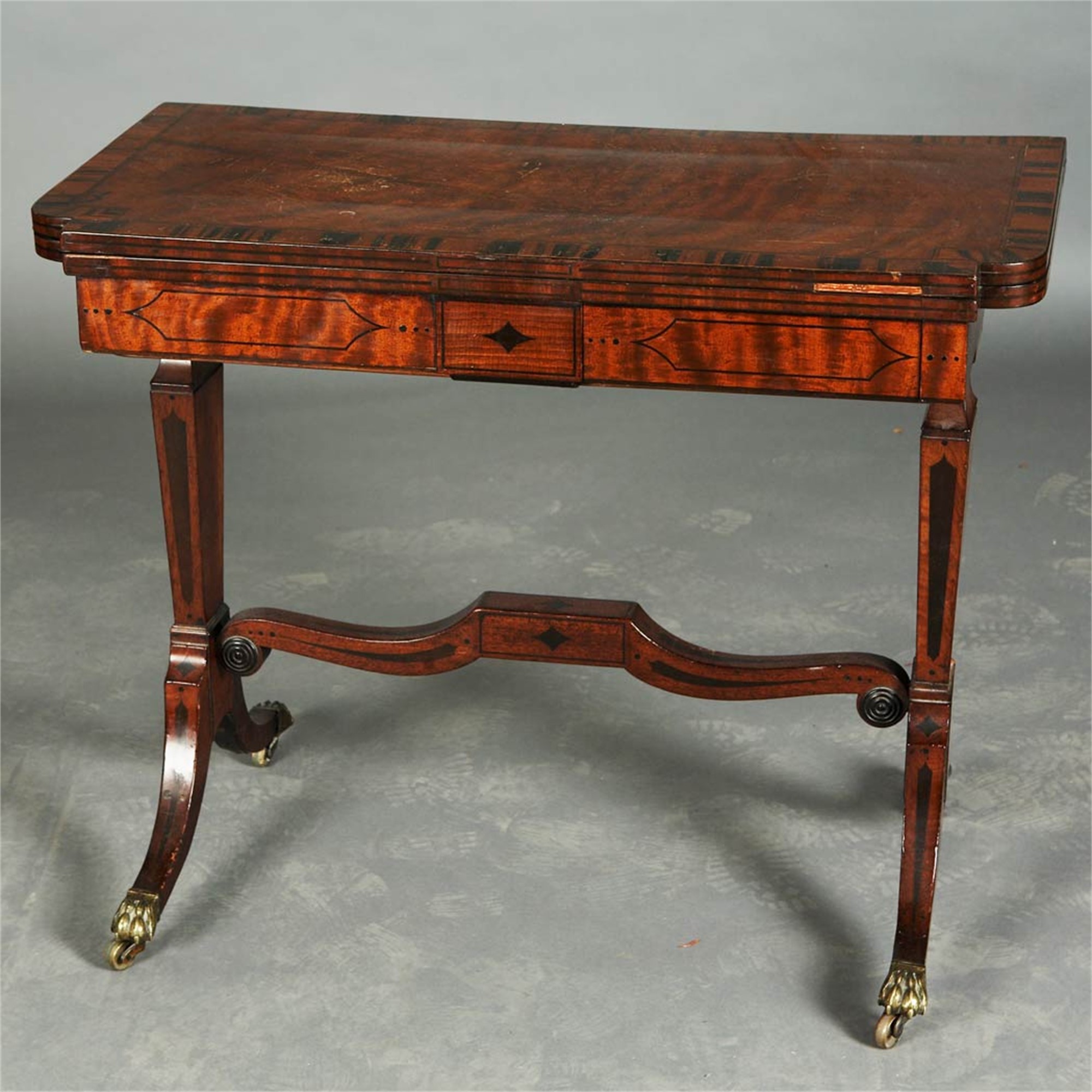 English Mahogany And Rosewood Sofa Table The Chinese