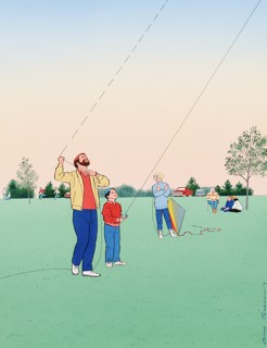 Guy Billout | Lines - The Atlantic Monthly Magazine, 1988 | Philippe Labaune Gallery
