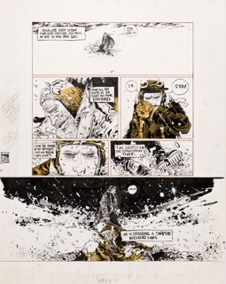 Paul Pope | Antarctica, page 2, 2006 | Philippe Labaune Gallery