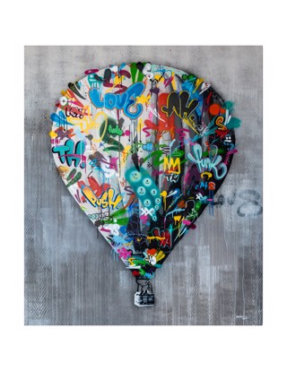 【真作】上昇志向なあなたへ！Martin Whatson - Balloon - Balloon - the first flight by Martin Whatson | GGA GALLERY