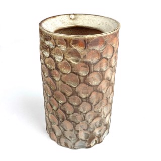 Carved Flower Vase by Mitch Yung Carved Flower Vase by Mitch Yung