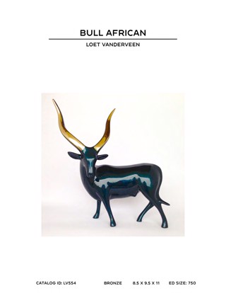 Loet Vanderveen　ロート　水牛　牛　ブロンズ像　彫刻　置物　緑青 Loet Vanderveen | Bill Mack Gallery