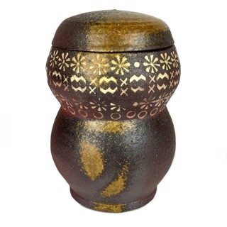 Mishima Lidded Jar by Mitch Yung Mishima Lidded Jar by Mitch Yung