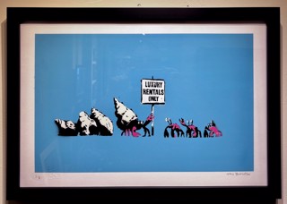 版画 NOT BANKSY /  Riot Not Not Banksy to Not Not Banksy – L-13 Light Industrial Workshop