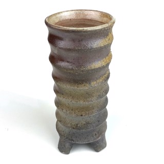 Carved Flower Vase by Mitch Yung Carved Flower Vase by Mitch Yung