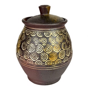 Mishima Lidded Jar by Mitch Yung Mishima Lidded Jar by Mitch Yung