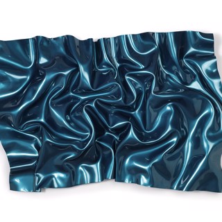 Paul Rousso - Midnight Turquoise- 66"x42"x5" Paul Rousso - Midnight Turquoise- 66"x42"x5"