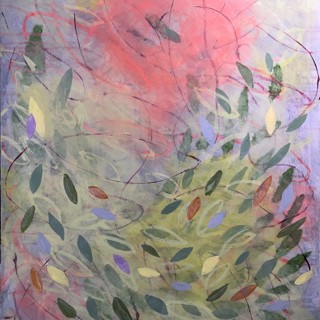 "Whirlwind" - acrylic and mixed media; 31.5"x25.5" framed; Available: $800 + shipping/packaging-handling.