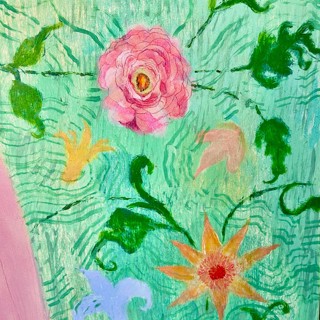 Work in progress - floral background Work in progress - floral background