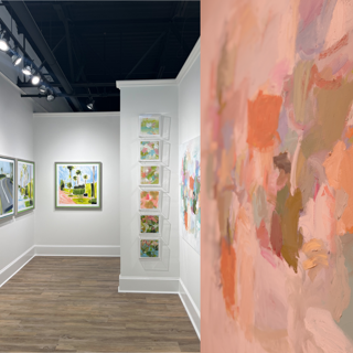 A look inside Hillary Whitaker Gallery Fall Show - Anna Vaughn + Margot Carr