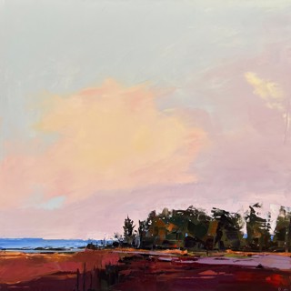 Sandra Pratt | Evening Sky | 20 x 20 | Oil on Canvas Sandra Pratt | Evening Sky | 20 x 20 | Oil on Canvas