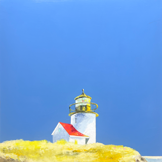 Janis H. Sanders - Summer Light, Curtis Island Maine - Oil on Panel - 20 x 20 in. - $1,895 Janis H. Sanders - Summer Light, Curtis Island Maine - Oil on Panel - 20 x 20 in. - $1,895