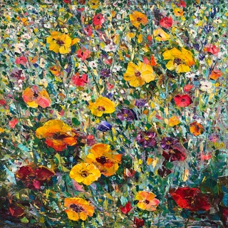 Dean Bradshaw | Garden Dreams | Oil on Canvas | 30 x 30 Dean Bradshaw | Garden Dreams | Oil on Canvas | 30 x 30