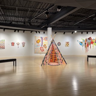 Lubeznik Art Center, Michigan City, IN. Group show. 