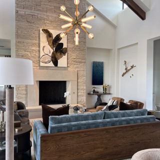 Dominion Luxury Tour Home, courtesy of Laura Rathe Fine Art + Lori Caldwell Designs