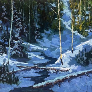 WINTERTIME WARMTH by Joe McKay $9,700, Oil 48 x 60 in WINTERTIME WARMTH by Joe McKay $9,700, Oil 48 x 60 in