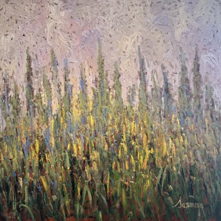 Lavande et Lumière II, 40x40 Lavande et Lumière II, 40x40