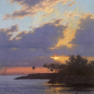 "Inlet" by Bill Farnsworth, 36 x 36 Oil on Canvas "Inlet" by Bill Farnsworth, 36 x 36 Oil on Canvas