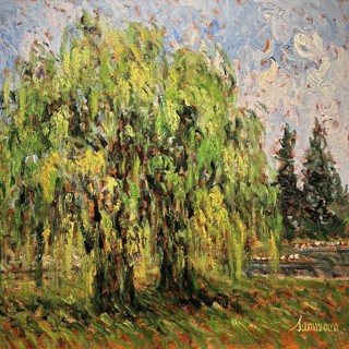 Les deux Saules en Mai 30x30 Les deux Saules en Mai 30x30