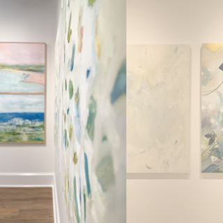 A look inside Hillary Whitaker Gallery Fall Show - Margot Carr + Anna Vaughn