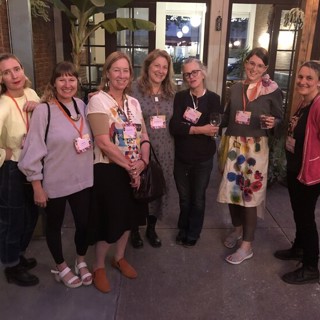 Sophia Cosmadopoulos, Anna Schechter (Summertime), Vivian Walsh, Elizabeth Brodersen, Kathleen Henderson, Madelyn Covey (Creative Growth), Ariel Willmott (Fountain House Gallery) Sophia Cosmadopoulos, Anna Schechter (Summertime), Vivian Walsh, Elizabeth Brodersen, Kathleen Henderson, Madelyn Covey (Creative Growth), Ariel Willmott (Fountain House Gallery)