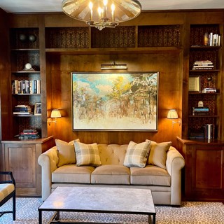 Artwork by Scotty Peek | Design by Caroline Brackett Interiors Artwork by Scotty Peek | Design by Caroline Brackett Interiors