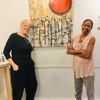 Artist Bricque Garber and gallerist Zita Cousens. —Courtesy Cousen Rose Gallery Artist Bricque Garber and gallerist Zita Cousens. —Courtesy Cousen Rose Gallery