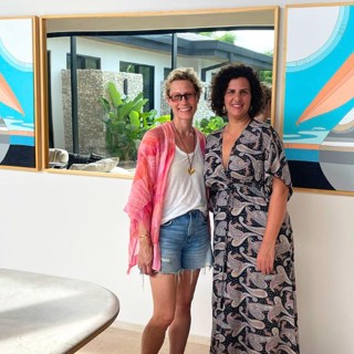Phillipa with Sol Owner & Curator Alex Starre Phillipa with Sol Owner & Curator Alex Starre