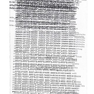 Dan Miller, (DM 1199), 2018, Ink on paper, 7 x 38 inches Dan Miller, (DM 1199), 2018, Ink on paper, 7 x 38 inches