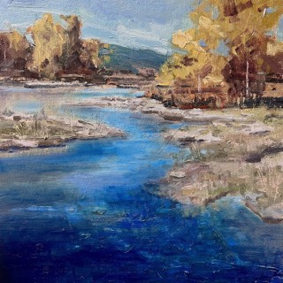 HONEY HOLE by Cecilee Schulz $875, Oil on Canvas 12 x 12 in HONEY HOLE by Cecilee Schulz $875, Oil on Canvas 12 x 12 in
