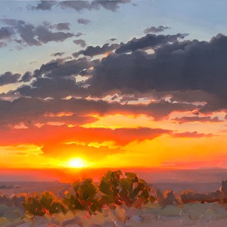 Jessica Garrett Lawrence | Sunset View | 24 x 36 | Oil on Canvas