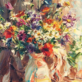 Morning Bouquet | Oil on Canvas | 16 x 12