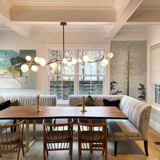 Private Residence, Hudson, NY    Paintings by Jenny Nelson and Kingsley Parker