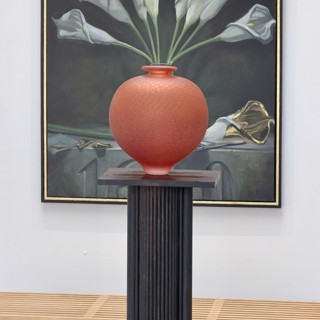 Brian Mclear's Gilding the Lilly with Blown Glass by John Geci