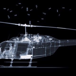 Nick Veasey - The Fly Away - 31.5"x71" Nick Veasey - The Fly Away - 31.5"x71"