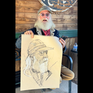 Carl Ortman on the Road in Arizona Sketching a Ghost Town Legend Carl Ortman on the Road in Arizona Sketching a Ghost Town Legend