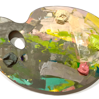 Yury Daras | Behind the Scenes #9 | Acrylic, Resin, Wood | 48 x 32 Yury Daras | Behind the Scenes #9 | Acrylic, Resin, Wood | 48 x 32