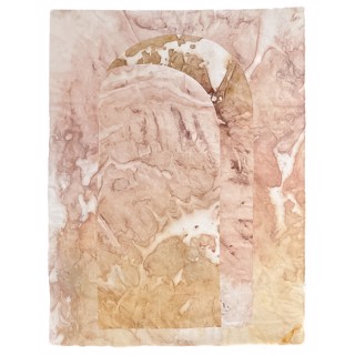 "nothing more, nothing less 1 of 6," pigment & gum on collaged mulberry paper, 25 by 19 inches, 27 by 21 inches framed "nothing more, nothing less 1 of 6," pigment & gum on collaged mulberry paper, 25 by 19 inches, 27 by 21 inches framed