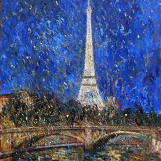 Paris by Night, 48x40 Paris by Night, 48x40